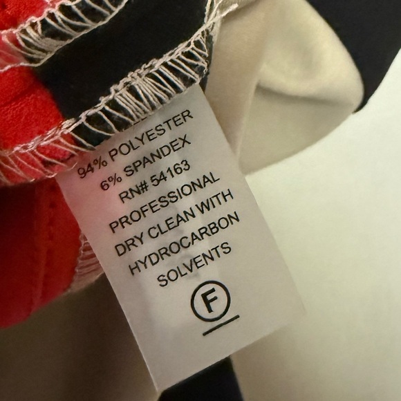 Tommy Hilfiger Women's Colorblock Dress - Black, Red, and Tan - Picture 7 of 7